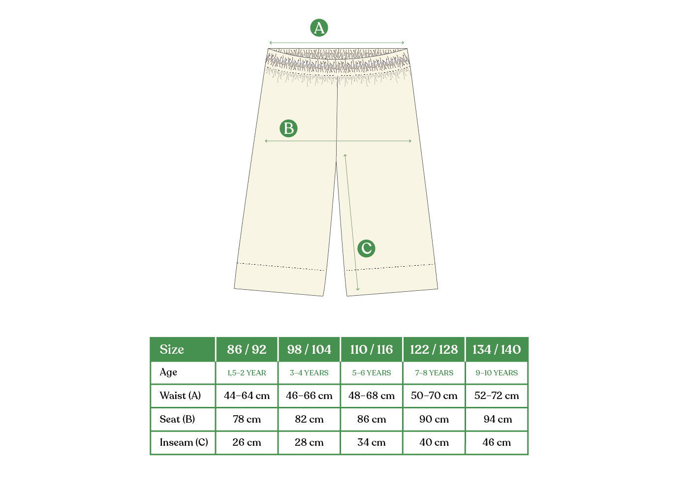 FLÄDER CULOTTES OCEAN