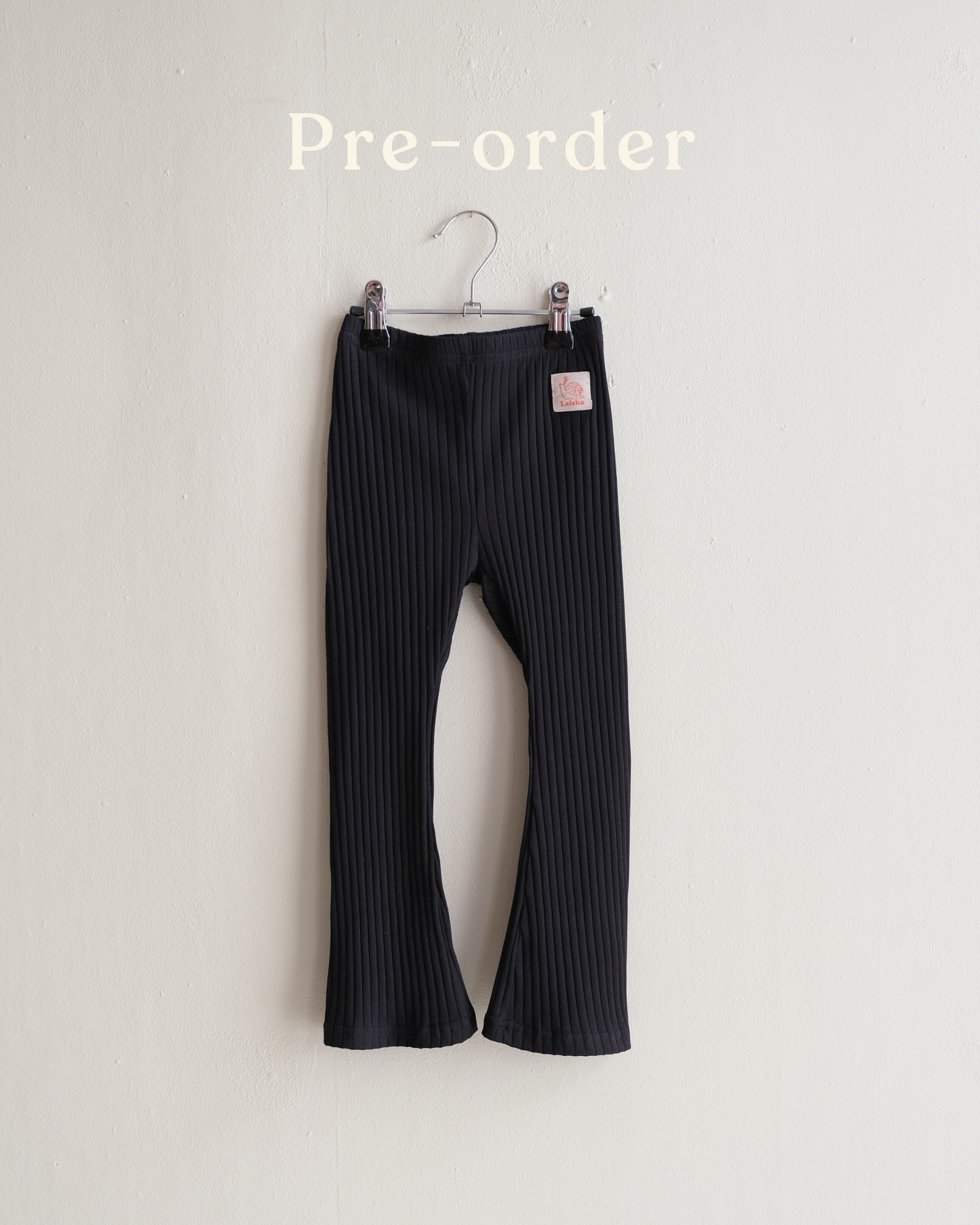 DAPHNE RIB FLARED PANTS