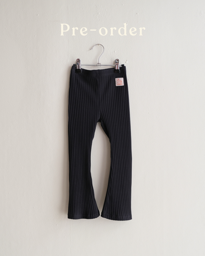 DAPHNE RIB FLARED PANTS