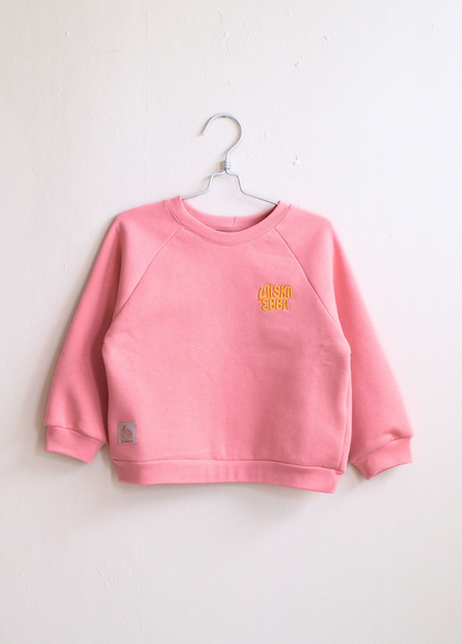 BUBBLEGUM PINK RAGLAN SWEATSHIRT