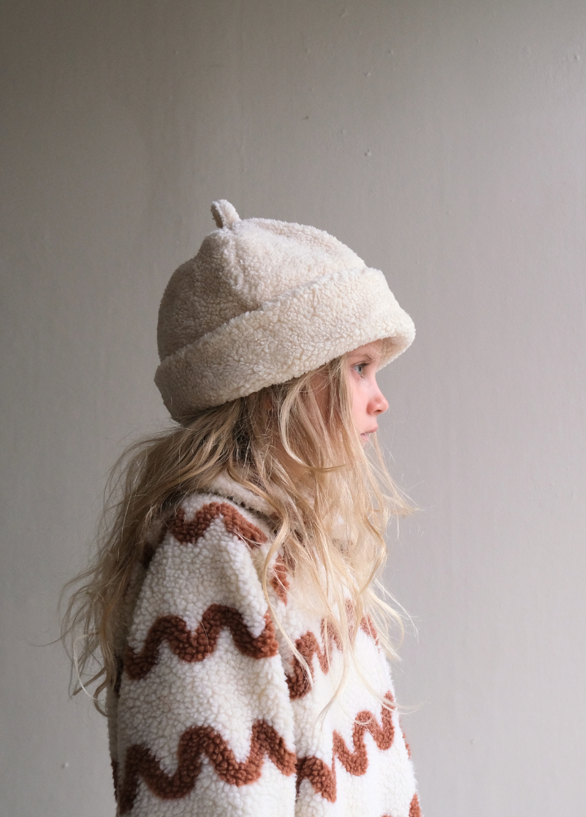 ACORN COTTON TEDDY HAT