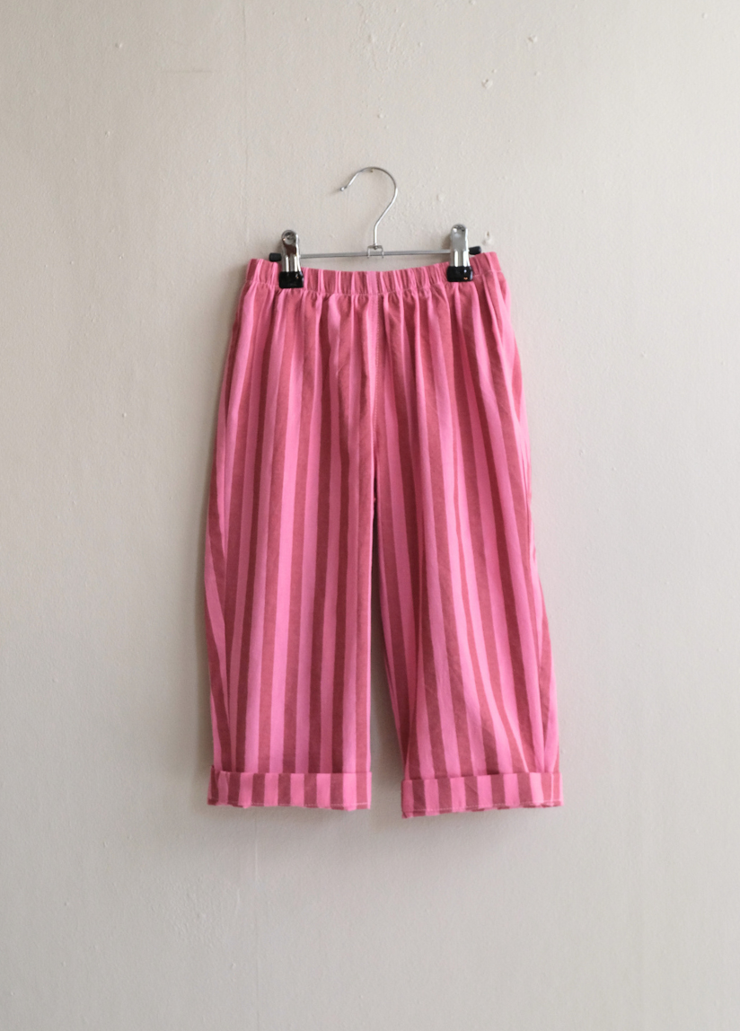 COTTON PANTS BERRY