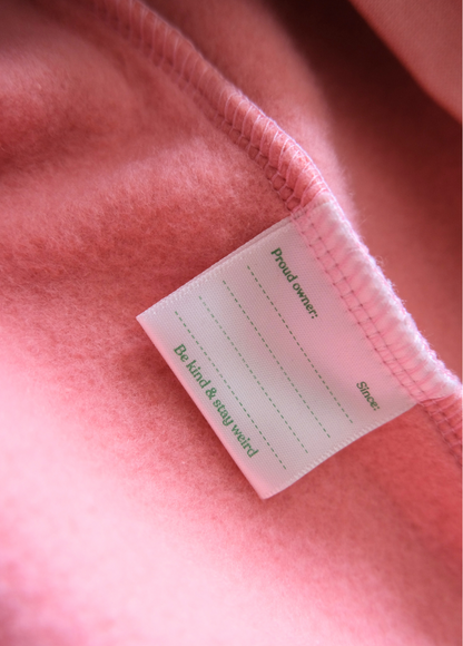 BUBBLEGUM PINK RAGLAN SWEATSHIRT