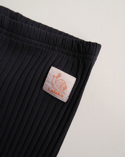 DAPHNE RIB FLARED PANTS