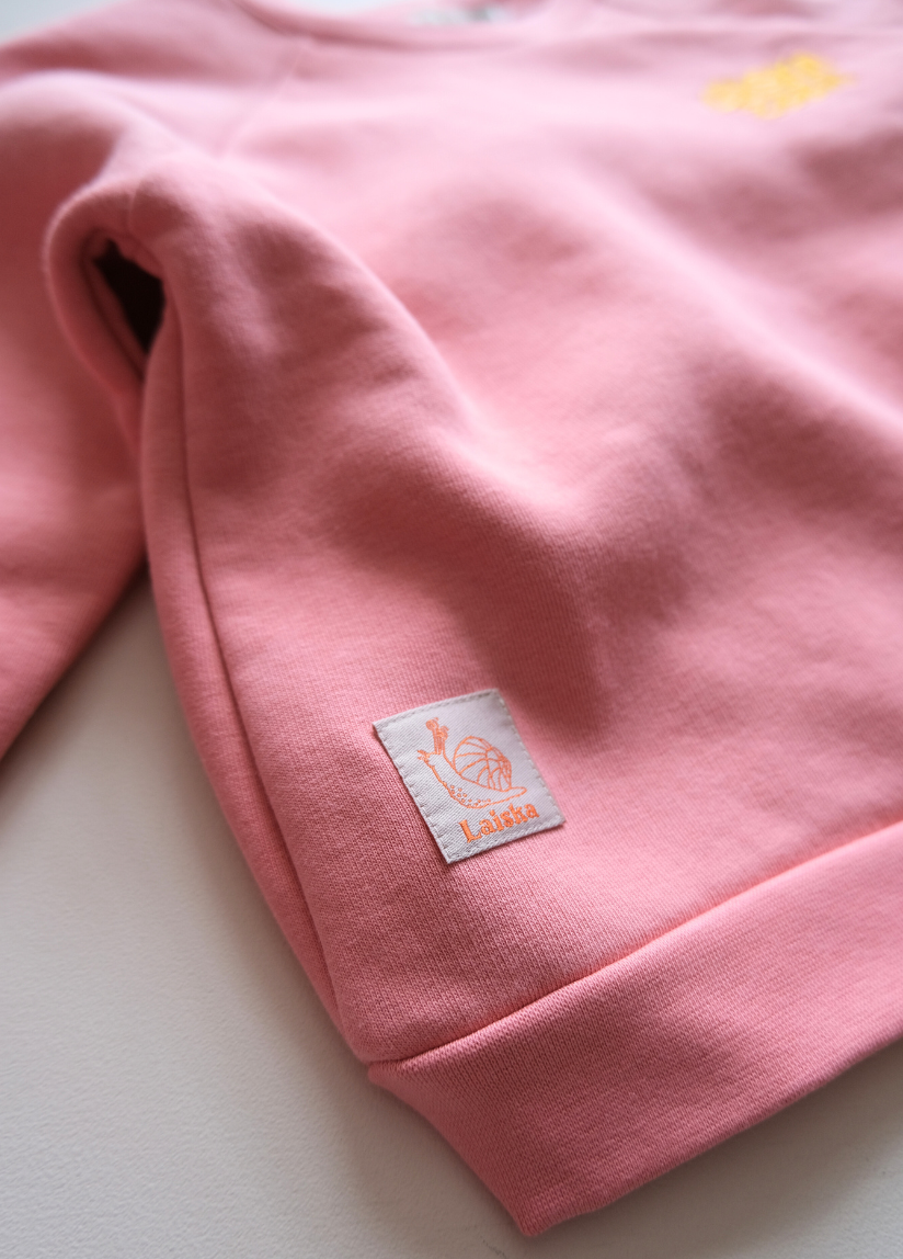 BUBBLEGUM PINK RAGLAN SWEATSHIRT