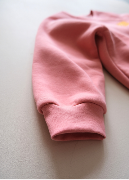 BUBBLEGUM PINK RAGLAN SWEATSHIRT