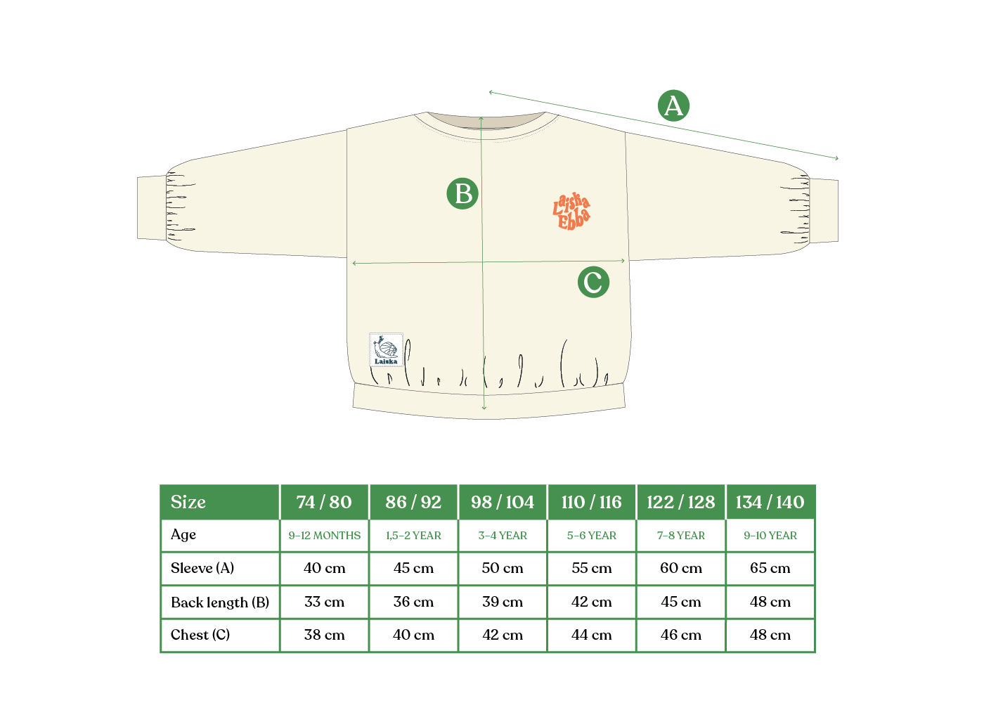 TYRNI COTTON FLEECE COLLEGE